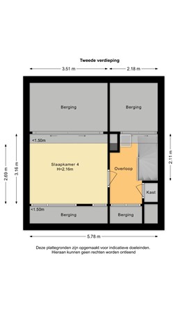 Floorplan - Burg van Gentsingel 11, 2636 BR Schipluiden
